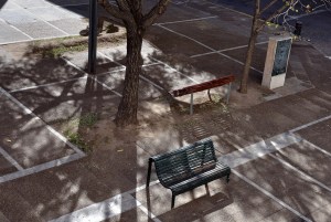 El banco de la plaza, Ciudad de Santa Fe, Santa Fe, Argentina