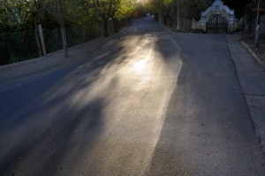 Atardecer en la calle