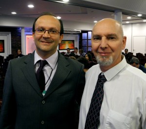 agrimensores Everton da Silva y Diego Costa