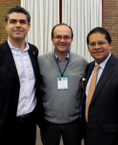 Mario Piumetto, Everton Da Silva y Gustavo Marulanda