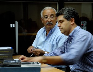 Profesores Mario Piumetto y Miguel Diaz Saravia