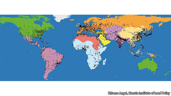 Mapa de ciudades de Angel
