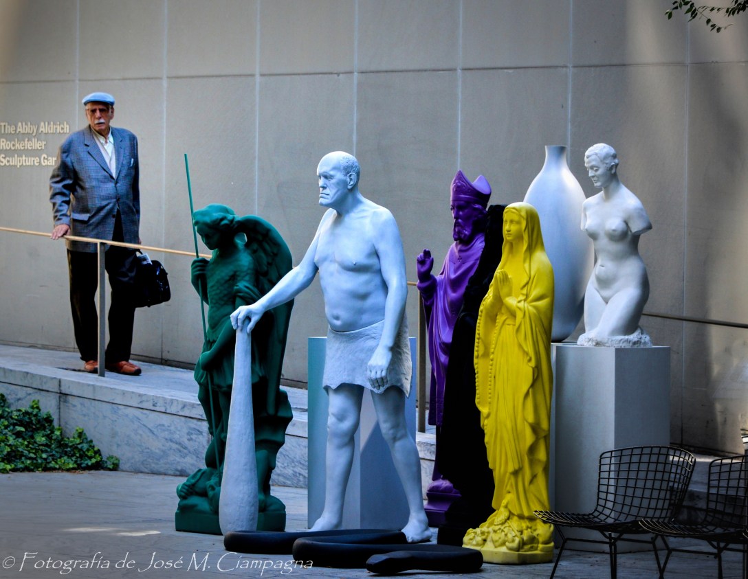 Arte en la plaza interior