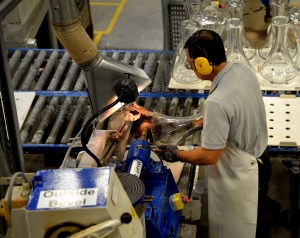 Operario fábrica Waterford