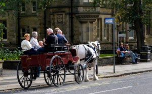Mateo en las calles de York