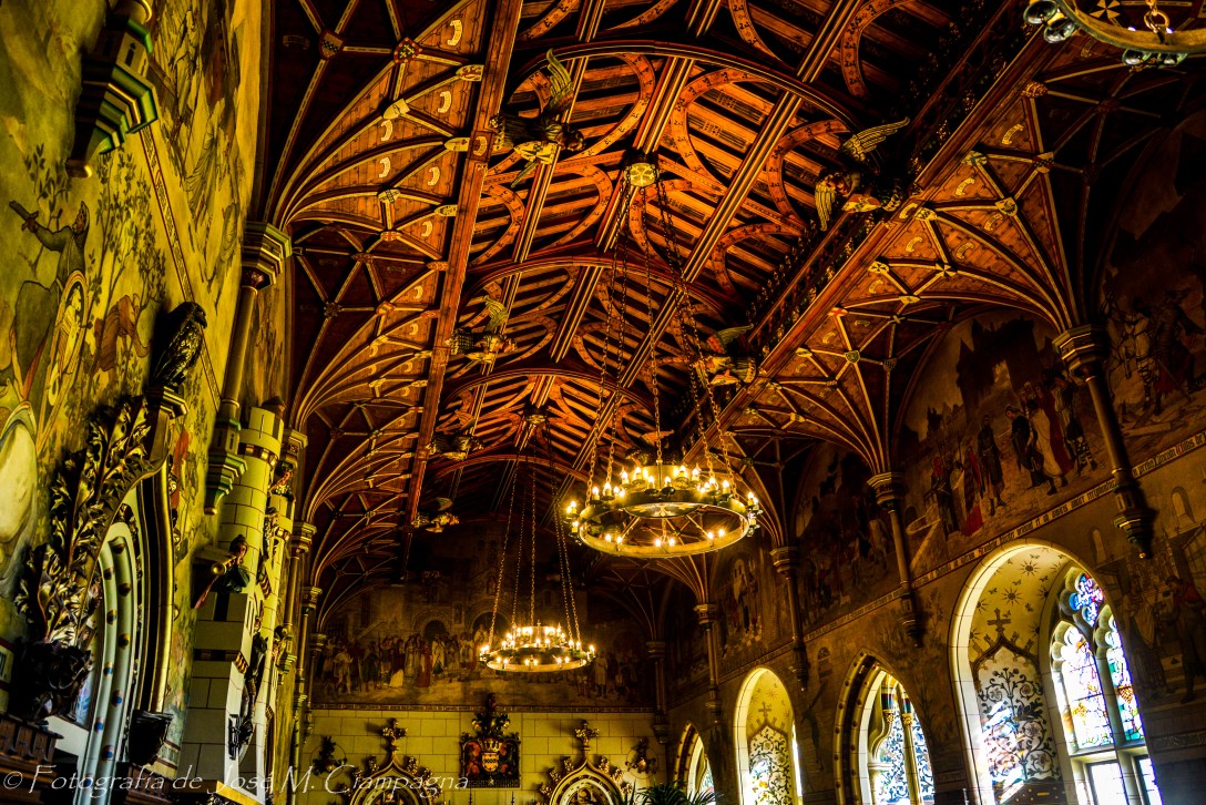 Interior del castillo