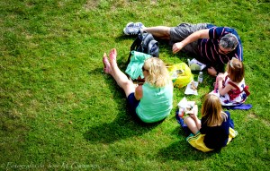 Familia en St. James Park