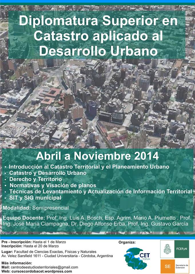 Diplomatura en Catastro