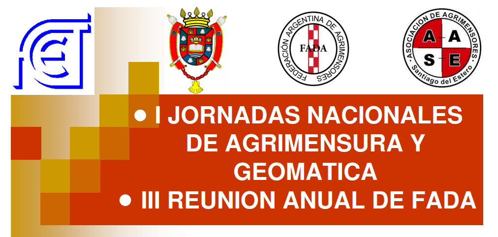 Primeras Jornadas de Agrimensura y Geomática