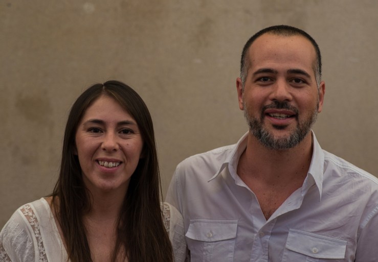 Lorena Bucolini y Hernán Hoyos