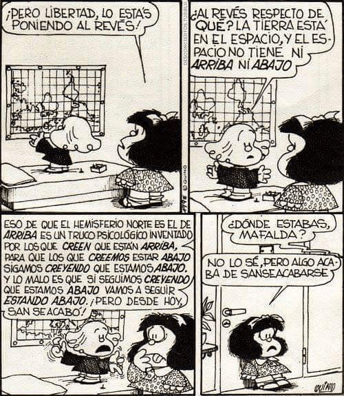 Mafalda y la Cartografía