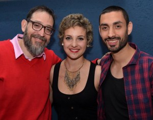 Guadalupe Neira y Toty Víctor Cáseres y Gabriel Lagash del espacio Blur