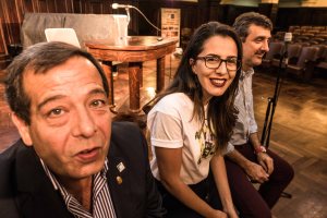 Tito Bosch, Stephany Gesser y Diego Erba