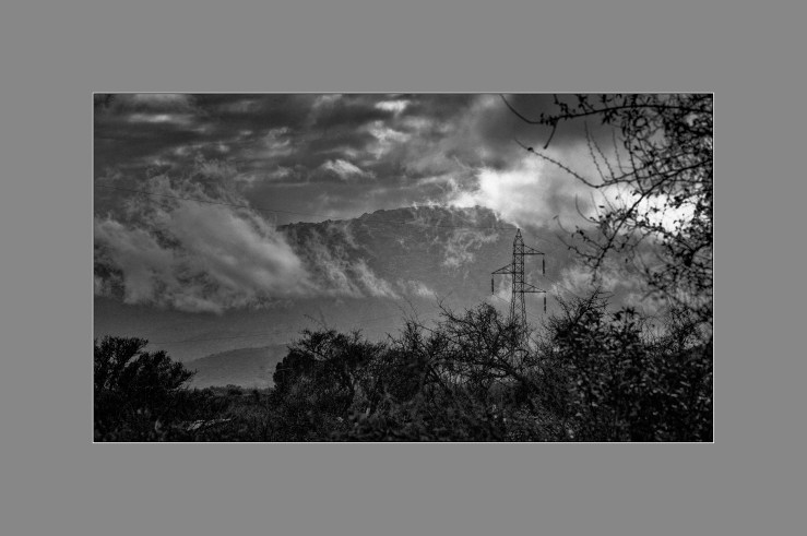 La torre de AT en el valle de Traslasierra