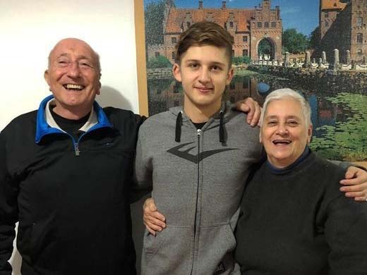 Fotografía familiar del Ingeniero Aldo Soave